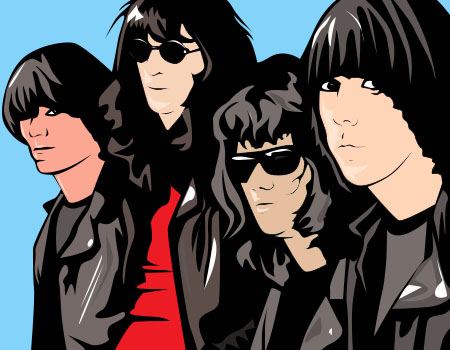 Raging Pain as Musical Comic Book: Ramones